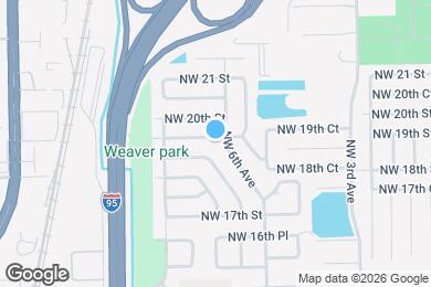 Map image of the property - 608 NW 19th St