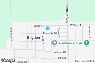 Map image of the property - 807 Pleasant St