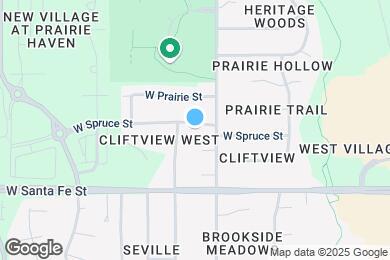 Map image of the property - 1615 W Spruce St