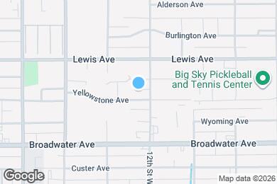 Map image of the property - 1221 Yellowstone Ave