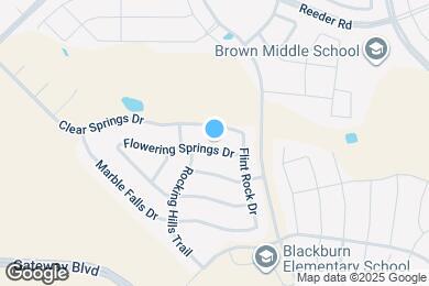 Map image of the property - 3006 Flowering Springs Dr