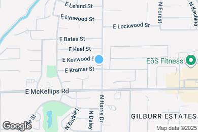 Map image of the property - 1550 E Kramer St