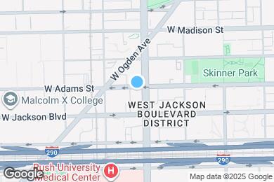 Map image of the property - 204 S Ashland Ave