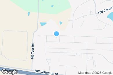 Map image of the property - 1603 NW Hilltop Ln