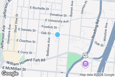 Map image of the property - 2657 Highland Ave