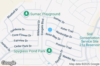 Map image of the property - 2120 Rose May Dr