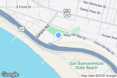 Map image of the property - 1521 Vista Del Mar Dr