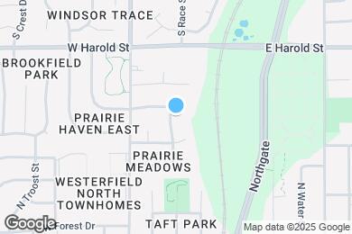 Map image of the property - 960 N Walnut St