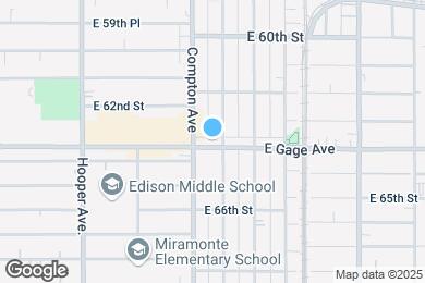 Map image of the property - 1527 E Gage Ave