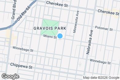 Map image of the property - 3148 Miami St