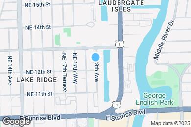 Map image of the property - 1209 NE 18th Ave