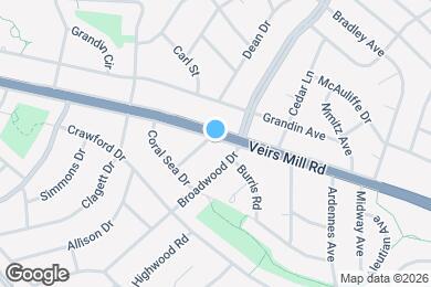 Map image of the property - 1501 Veirs Mill Rd