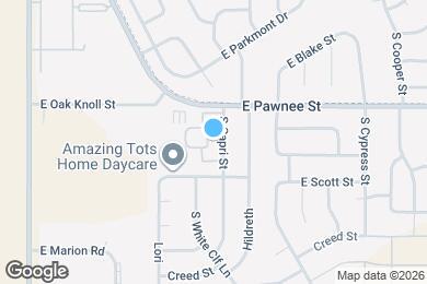 Map image of the property - 2405 S Capri St