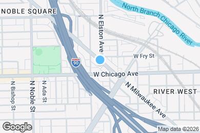 Map image of the property - 824 N Milwaukee Ave