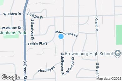 Map image of the property - 612 S Jefferson St