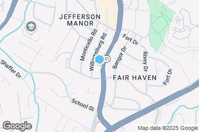 Map image of the property - 6020 N Kings Hwy