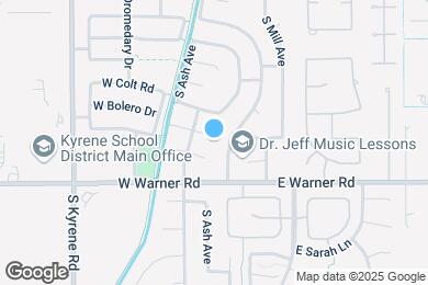 Map image of the property - 173 W Calle Monte Vista