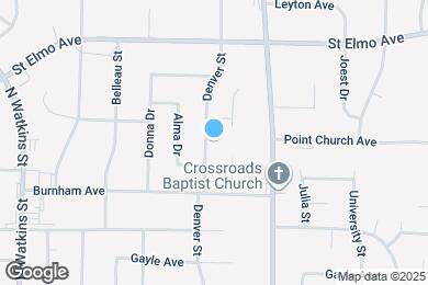 Map image of the property - 3754 Denver St