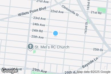 Map image of the property - 157-33 25th Ave