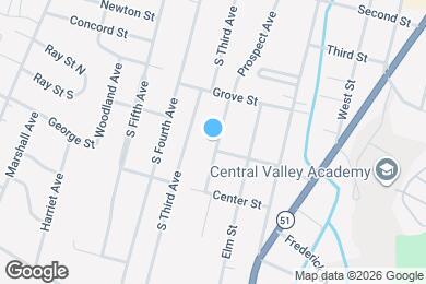 Map image of the property - 136 Prospect Ave