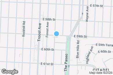 Map image of the property - 1305 E 59th St