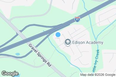 Map image of the property - 2708 Morgan Creek Dr