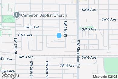 Map image of the property - 2329 SW Tulane Ave