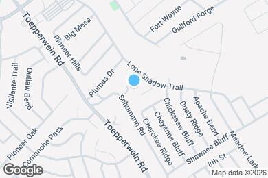 Map image of the property - 10206 Chuck Wagon Ct