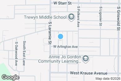 Map image of the property - 1604 S Kneer Ave