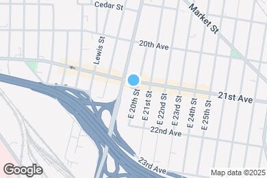 Map image of the property - 64 E 20th St