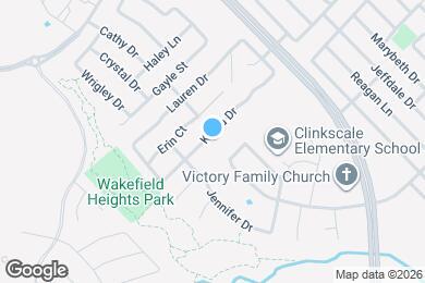 Map image of the property - 1405 Krista Dr