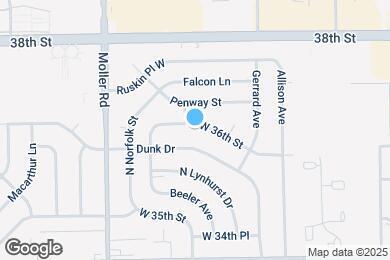 Map image of the property - 5337 W 36th St