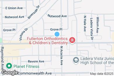 Map image of the property - 1618 Central Ave