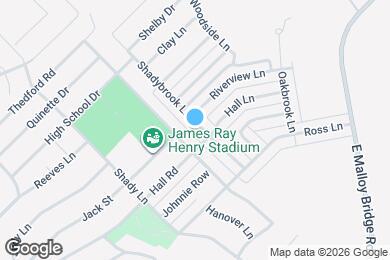 Map image of the property - 805 Shadybrook Ln