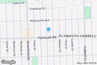 Map image of the property - This beautifully updated 3-bedroom, 1-bath single-family home is ready for move-in!