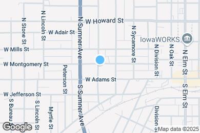 Map image of the property - 710 W Montgomery St