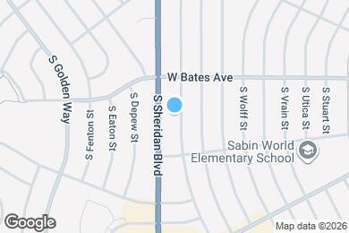 Map image of the property - 2945 S Zurich Ct