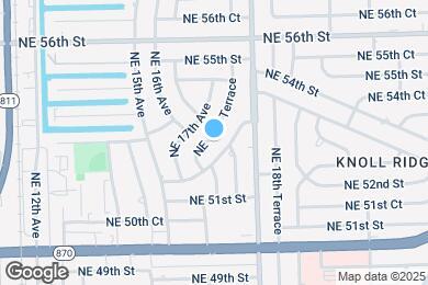 Map image of the property - 5240 NE 17th Terrace
