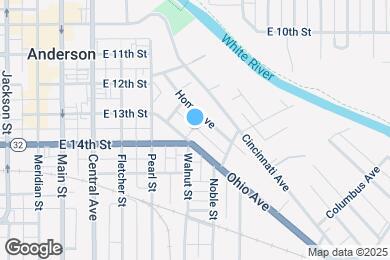 Map image of the property - 1348 Ohio Ave