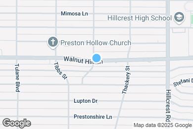 Map image of the property - 6506 Walnut Hill Ln