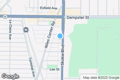 Map image of the property - 8640 Skokie Blvd