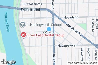 Map image of the property - 705 Clark St