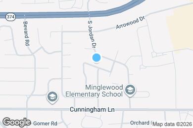 Map image of the property - 355 Peabody Dr