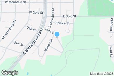 Map image of the property - Room in House on Falls St