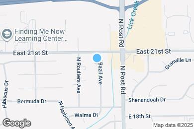 Map image of the property - 2008 N Bazil Ave