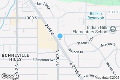 Map image of the property - 1401 S 2300 E