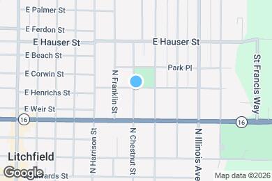 Map image of the property - 630 N Chestnut St