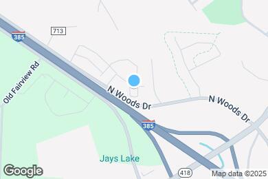 Map image of the property - Palisades of Fountain Inn
