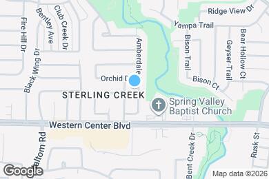 Map image of the property - 6801 Amberdale Dr