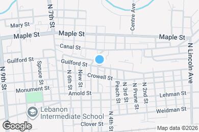 Map image of the property - 429 Guilford St
